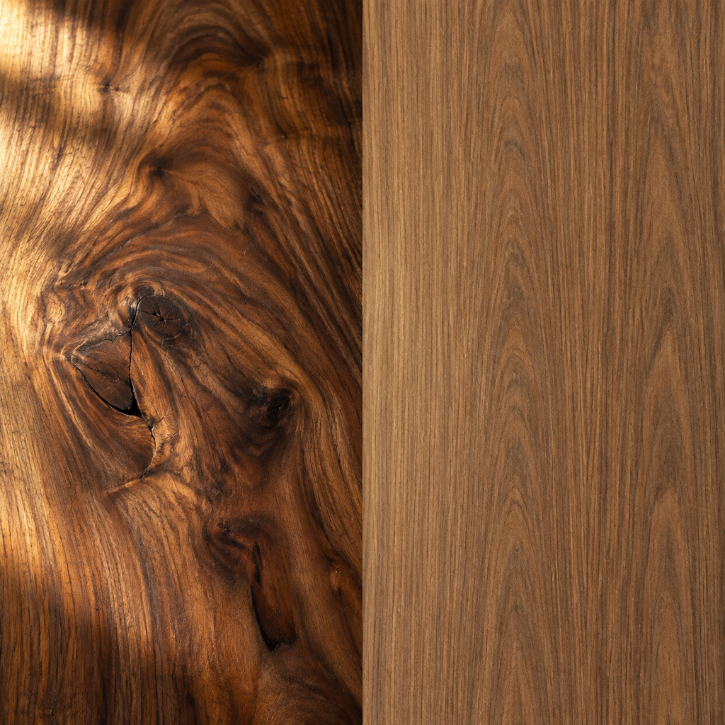 چگونه چوب طبیعی را از MDF تشخیص دهیم؟ | راهنمای خرید مبلمان ناهارخوری